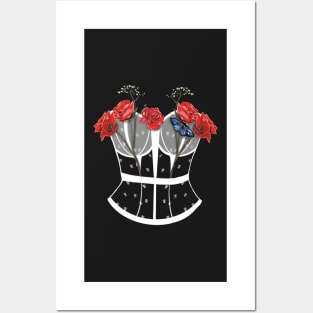 Bloom Lace Corset Posters and Art